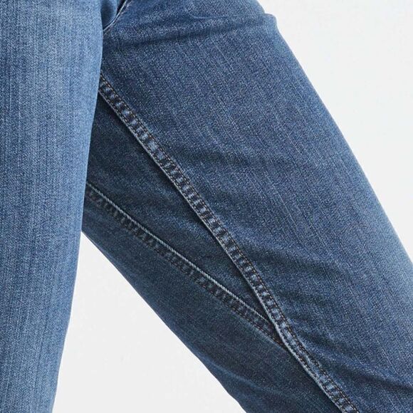 DU/ER Fireside Denim Girlfriend Jean - Lakeshore Flannel Lined - Picture 4 of 12